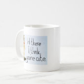 Katze sagt kaffeetasse (Vorderseite Links)
