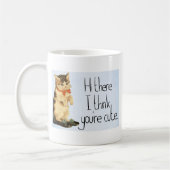 Katze sagt kaffeetasse (Links)