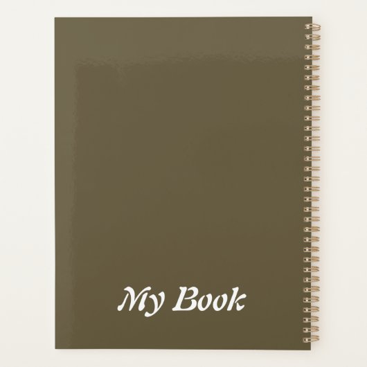 Katze Samurai. Personalisiere. Planer (Rückseite)