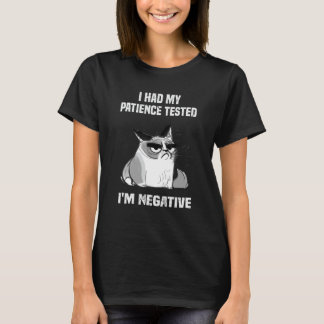 Katze Sarcasm Katze Ich hatte meine Geduld geteste T-Shirt