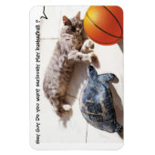 KATZE, SCHALTFLÄCHE UND BASKETBALL MAGNET (Vertikal)