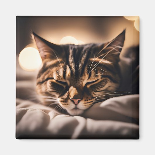 Katze Schlaf Magnet (Vorne)