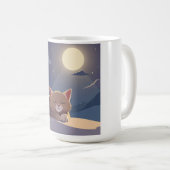 Katze schlafend kaffeetasse (VorderseiteRechts)