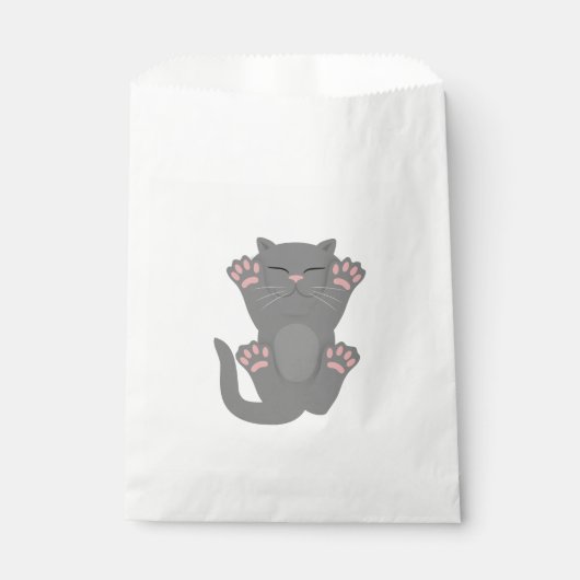 Katze schläft geschenktütchen (Vorderseite)