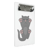 Katze schläft mini klemmbrett (Schrägansicht)