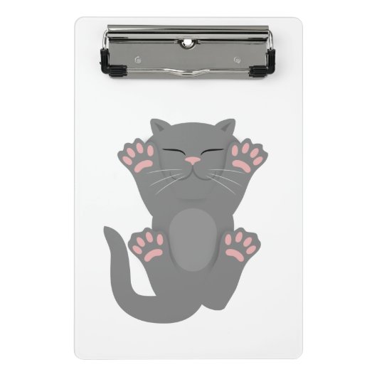 Katze schläft mini klemmbrett (Vorderseite)