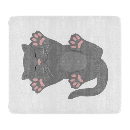 Katze schläft schneidebrett (Vorderseite)