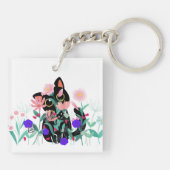 Katze Schlüsselanhänger (Rückseite)