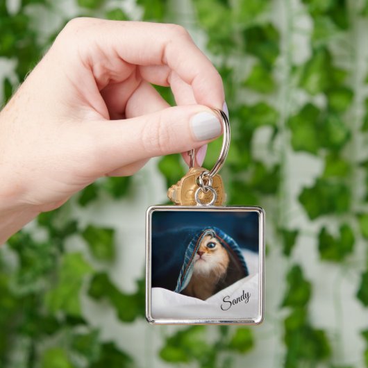 Katze Schlüsselanhänger (Hand)