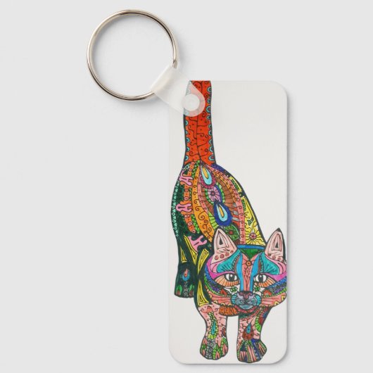 Katze Schlüsselanhänger (Vorderseite)