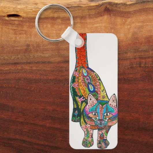 Katze Schlüsselanhänger (Vorderseite)