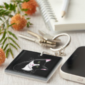 Katze Schlüsselanhänger (Vorderseite rechts)