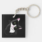 Katze Schlüsselanhänger (Rückseite)