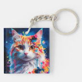Katze Schlüsselanhänger (Rückseite)