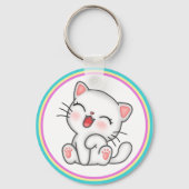 Katze Schlüsselanhänger (Vorderseite)