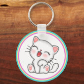 Katze Schlüsselanhänger (Vorderseite)