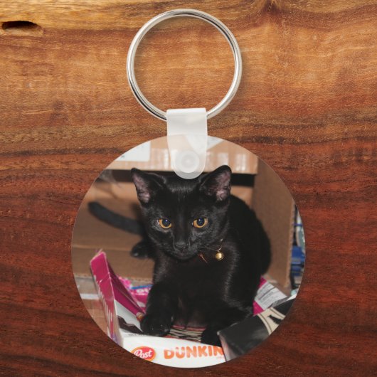 Katze Schlüsselanhänger (Vorderseite)