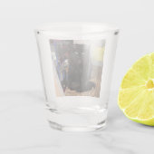 Katze Schnapsglas (Rückseite)