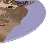Katze Schneidebrett (Ecke)