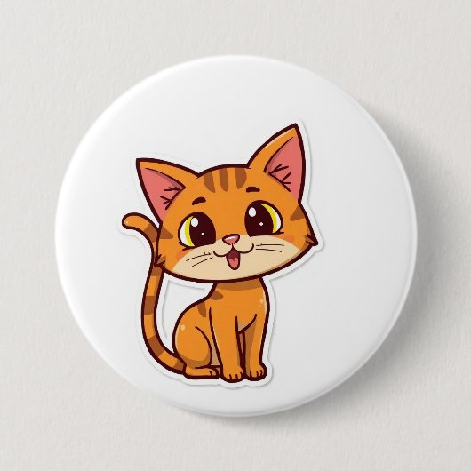 Katze schneiden button (Vorderseite)