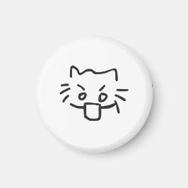 Katze schockierte Magnet