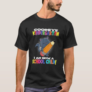 Katze Schüler Auf Wiedersehen Kindergarten Ich Bin T-Shirt