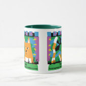 Katze-Schwanz Schale Tasse (Zentrum)