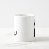 Katze Schwarze Katze Kaffeetasse (Mittel)
