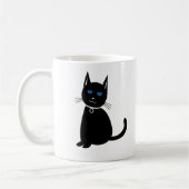 Katze Schwarze Katze Kaffeetasse (Links)