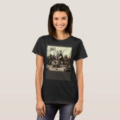 Katze-Schwein-Krieg T-Shirt (Vorne ganz)