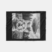 Katze Selfie mit Alien Ufo Funny Cat Frauen Fleecedecke (Vorderseite (Horizontal))