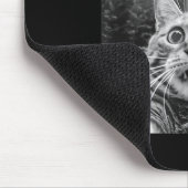 Katze Selfie mit Alien Ufo Funny Cat Frauen Mousepad (Ecke)