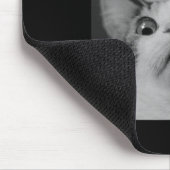 Katze Selfie mit Ufos Mousepad (Ecke)