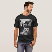 Katze Selfie mit Ufos T-Shirt (Vorne ganz)