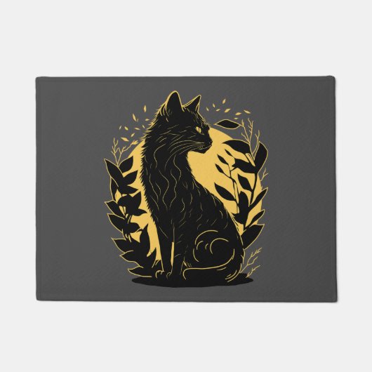 Katze setzen fußmatte (Vorderseite)