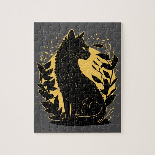 Katze setzen puzzle (Vertikal)