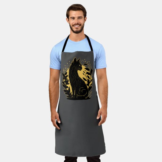 Katze setzen schürze (Getragen)