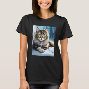 Katze setzen T-Shirt
