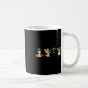 Katze Shamrock St. Patricks Tag Süße Katzenliebhab Kaffeetasse