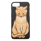 Katze sitzend Julie de Graag Case-Mate iPhone Hülle (Rückseite)