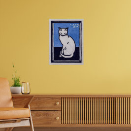 Katze sitzend von Julie de Graag Poster