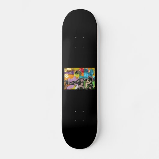 Katze Skateboard (Vorderseite)
