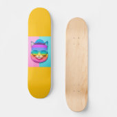Katze Skateboard (Vorderseite)