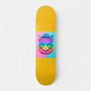 Katze Skateboard