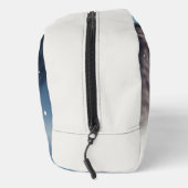 Katze Skifahren auf den verschneiten Alpen Waschbeutel (Rechts)