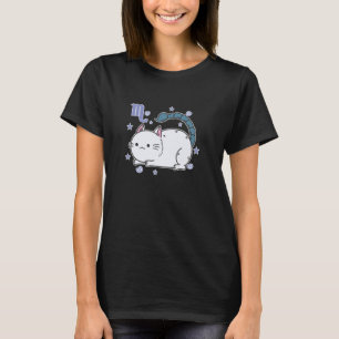 Katze Skorpion Sternzeichen T-Shirt