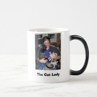 Katze - smokey und Gläser, die Katzen-Dame Verwandlungstasse