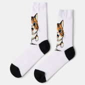 Katze Socken (Linkes Detail)