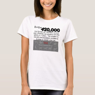 Katze spay sächlichen T - Shirt