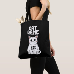 Katze Spiel Schau Dir Die Katze Nicht Zu Genau An  Tasche